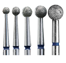Load image into Gallery viewer, STALEKS PRO EXPERT DIAMOND NAIL DRILL BIT FA01 BALL 1 PCS SET FA01R