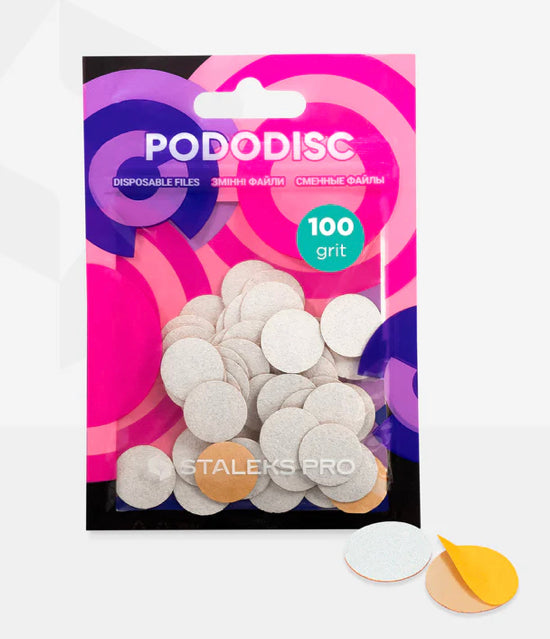 Staleks Pro S Pododisc Refill Pads for Pedicure Disc Disposable Files 50 pcs