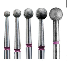 Load image into Gallery viewer, STALEKS PRO EXPERT DIAMOND NAIL DRILL BIT FA01 BALL  1 PCS SET FA01R
